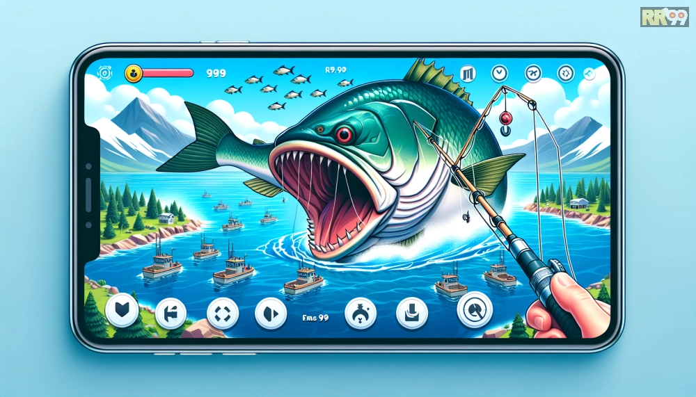 Minh họa gameplay bắn cá trên Manclub RR99 với cá boss khổng lồ