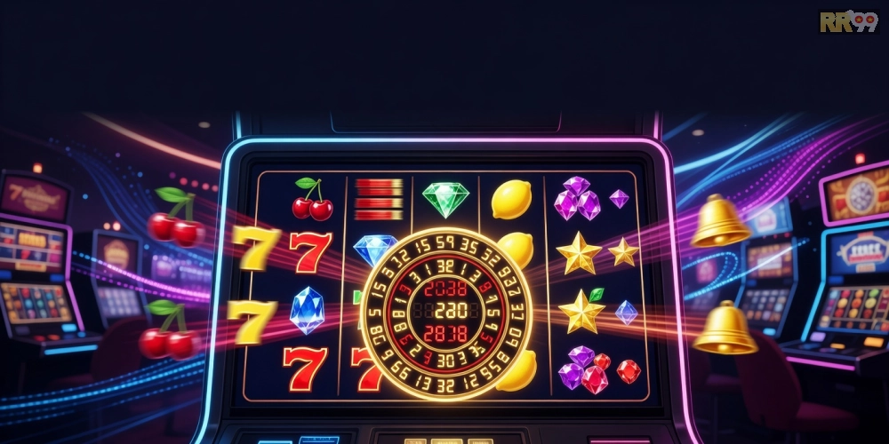 Minh họa cơ bản về trò chơi nổ hũ đổi thưởng rr99 với jackpot hấp dẫn