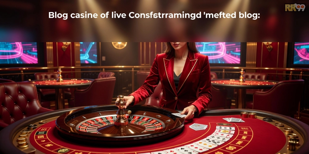Minh họa khái niệm trực tiếp casino rr99 với giao diện sòng bạc trực tuyến hiện đại