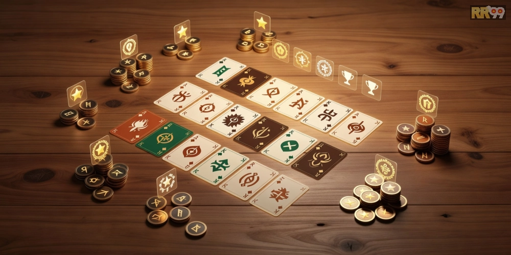 Hình ảnh minh họa ưu điểm của game Phỏm trên rr99 với bàn chơi ảo hấp dẫn và phần thưởng lớn